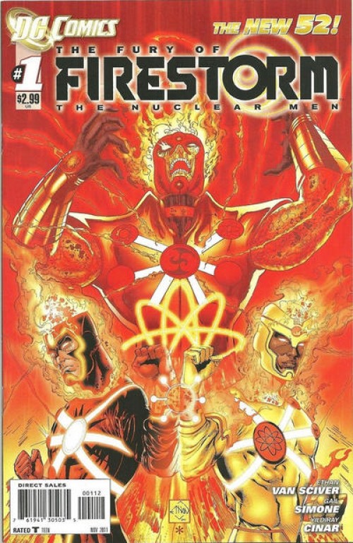 Fury of Firestorm the Nuclear Men #1 (2011) second print