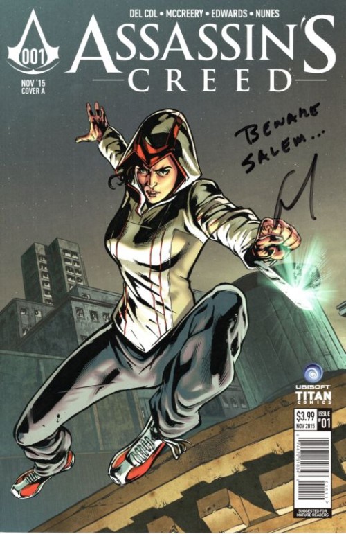 Assassins Creed #1 (2015) signed