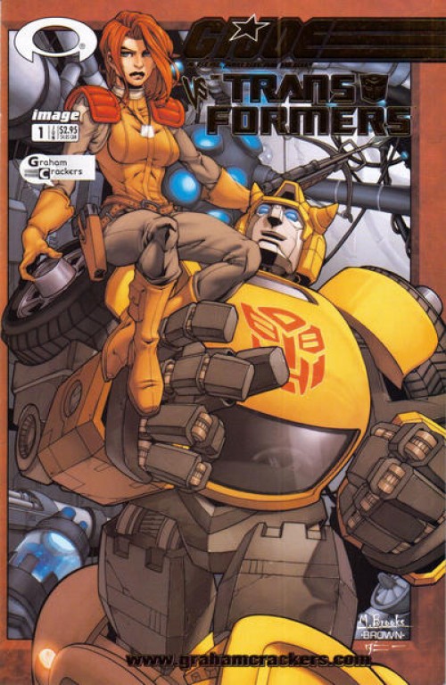 GI Joe vs Transformers #1 (2003) GCC exclusive GOLD FOIL