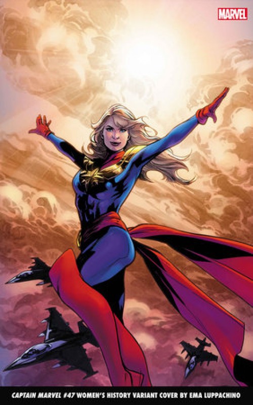 Captain Marvel #47 (2019) lupacchino womens history month variant