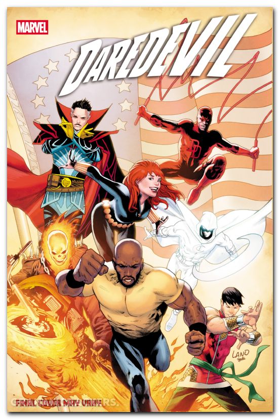 Daredevil #1 (2026) land 250th homage variant