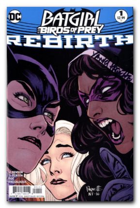 Batgirl And The Birds Of Prey Rebirth #1 paquette signed