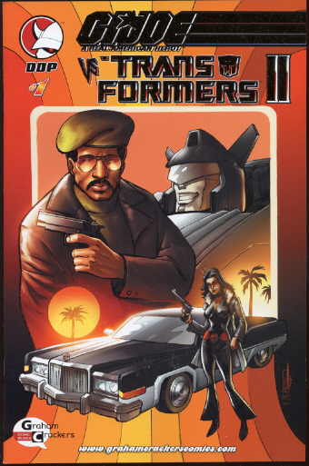 GI Joe vs Transformers II #1 (2004) Gcc Exclusive Foil Cover