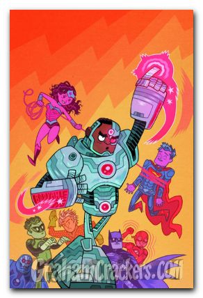 Justice League #42 (2011) teen titans go variant cover