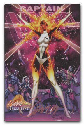 Captain Marvel #1 (2019) campbell signed exclusive d