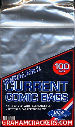 100 Current Age Resealable Comic Bags