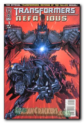 Transformers Nefarious #1 (2010) cover b