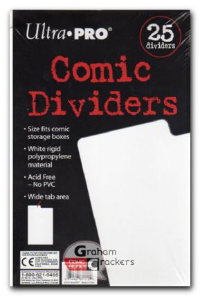 Ultra Pro 25 Comic Book White Dividers