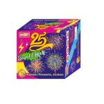 25 SHOTS FESTIVAL COLOUR CRACKERS